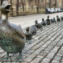 Make Way for Ducklings Statues