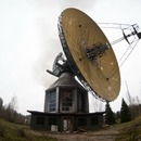 The huge radar and abandoned estate in Moscow region