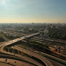 Views from the house near Begovaya metro station 